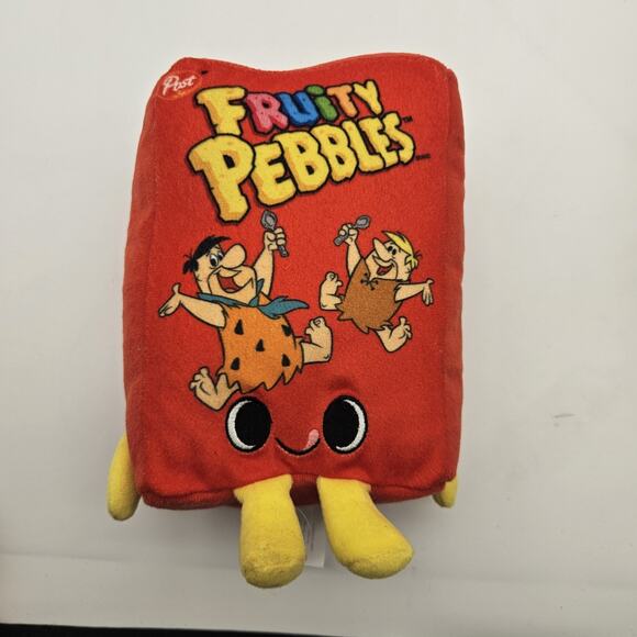Funko Plush Flintstones Fruity Pebbles Post Cereal Box Stuffed Toy - Picture 1 of 10
